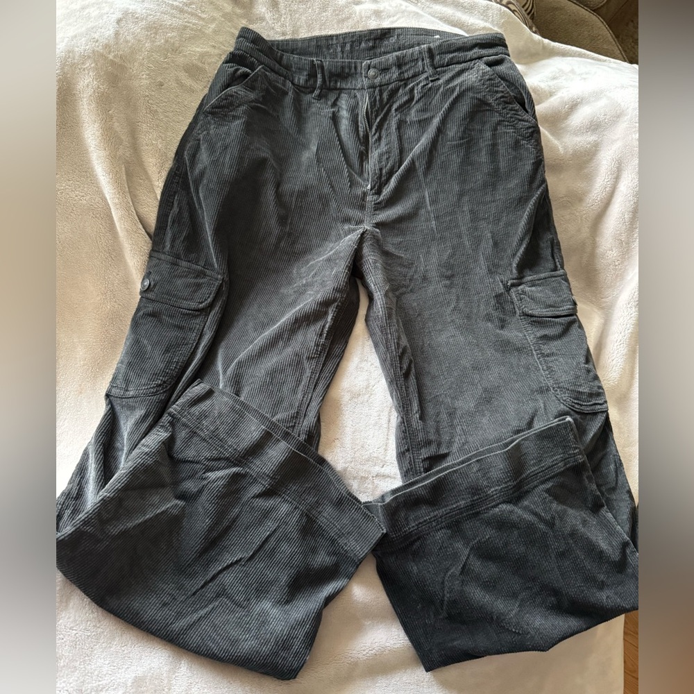 American Eagle Outfitters Dark Gray Cargo Pants